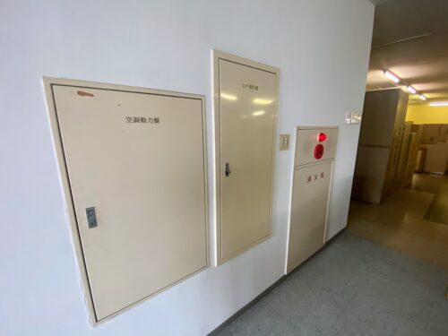 空調動力盤・電灯盤・消火栓